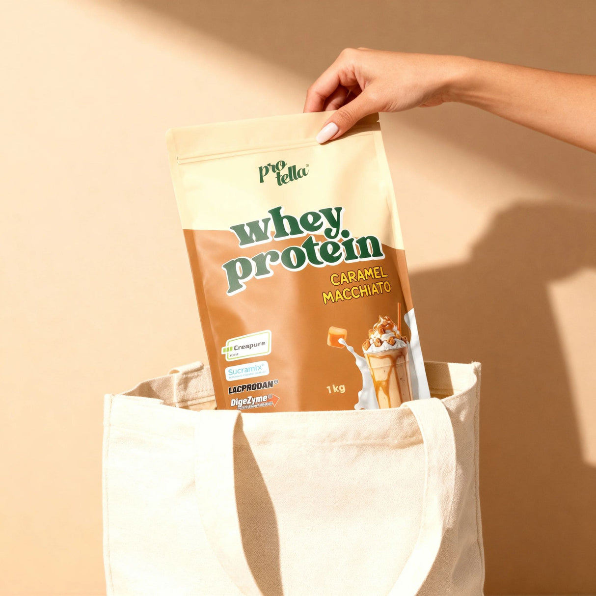 Whey Protein Caramel Macchiato 1kg – Protella