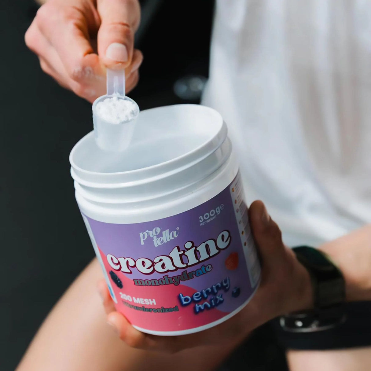 Creatina Mesh 200 Berry Mix 300g – Protella