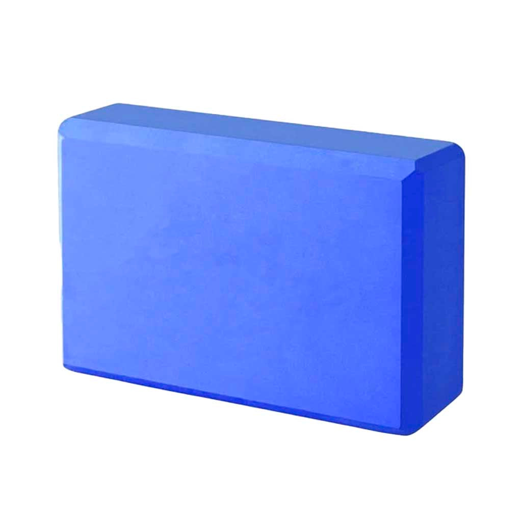 Bloque Goma Eva Yoga-Pilates Azul