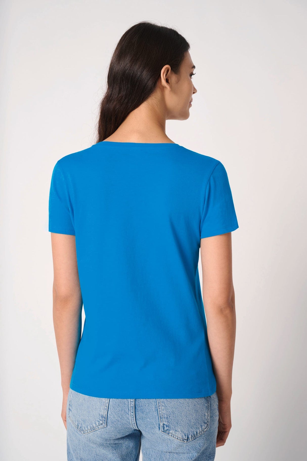 Camiseta Chica Básica 100% Algodón