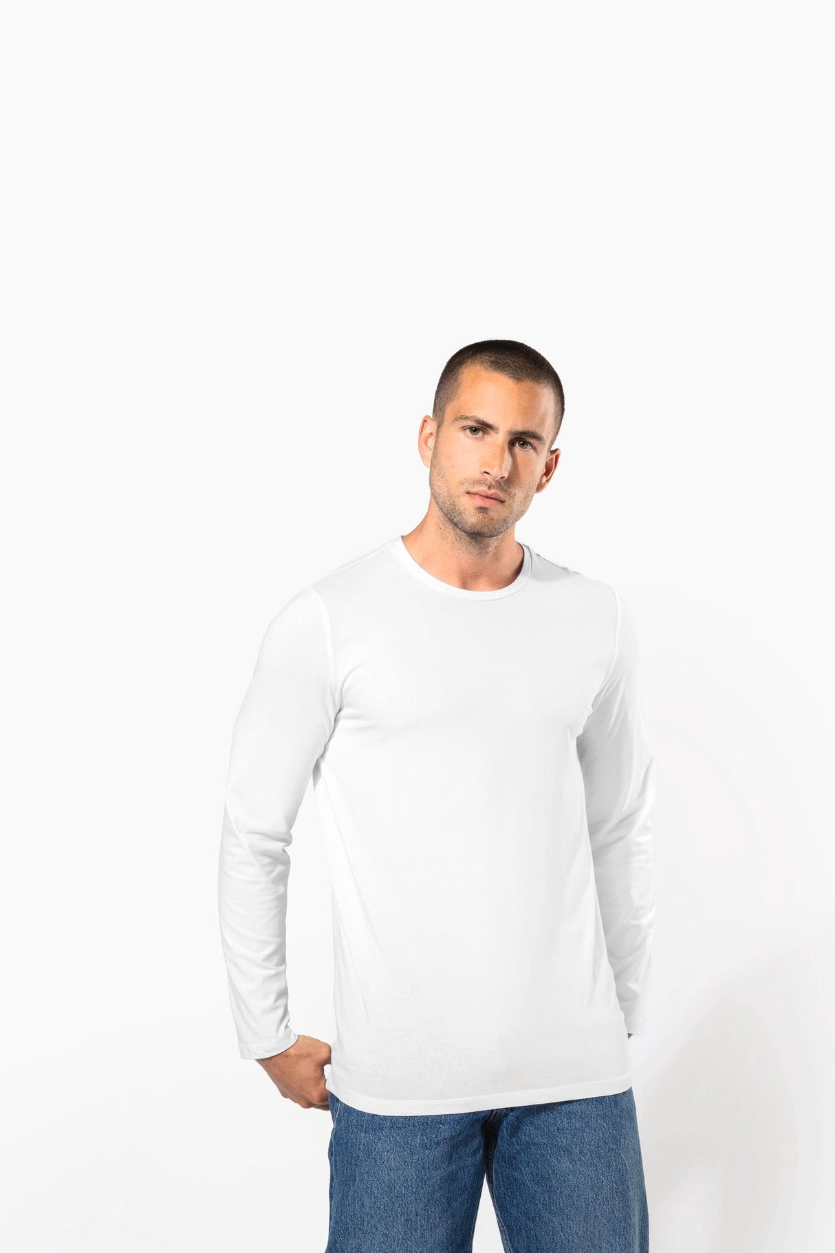 Camiseta Chico Manga Larga con Elastano