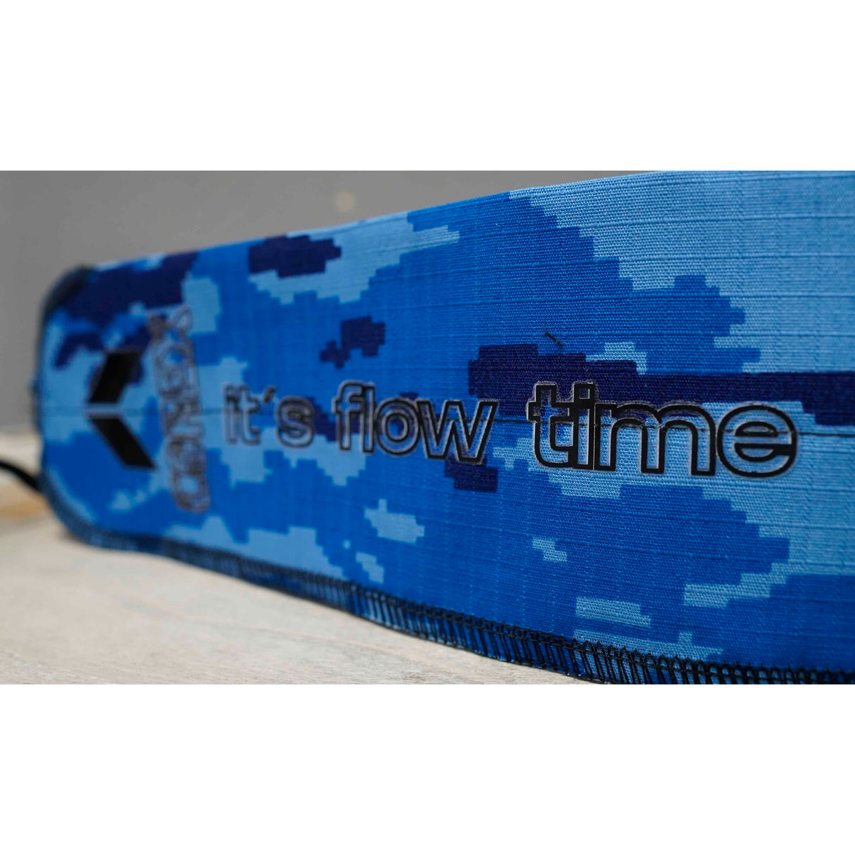 Muñequeras De Tela Pixelado Azul