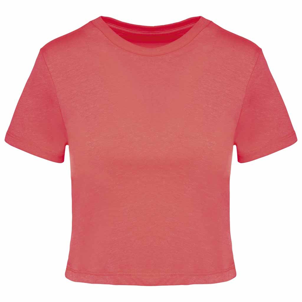 Camiseta Chica 130 Tri - Blend Crop Top - COREX SPORT FITNESS