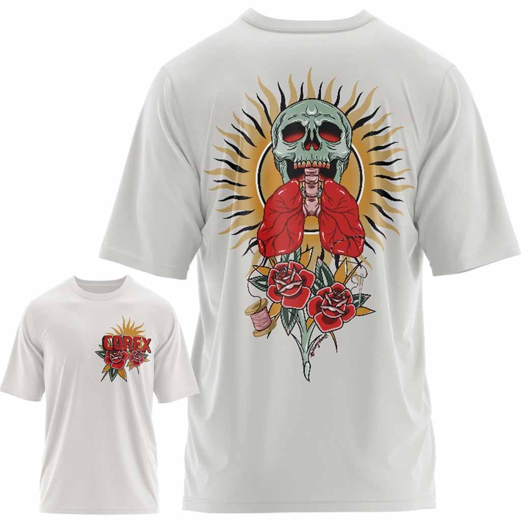 Camiseta Chico Oversize 7 Aniversario Off White - COREX SPORT FITNESS