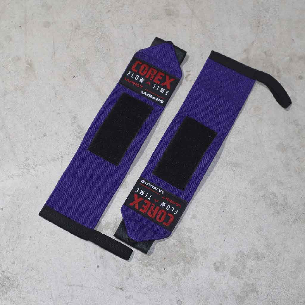 Muñequeras Elásticas Lila - COREX SPORT FITNESS