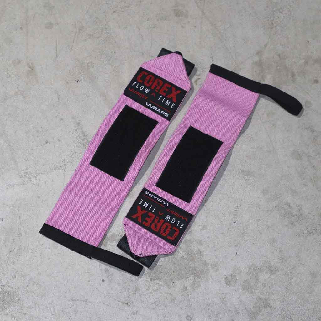 Muñequeras Elásticas Rosa - COREX SPORT FITNESS