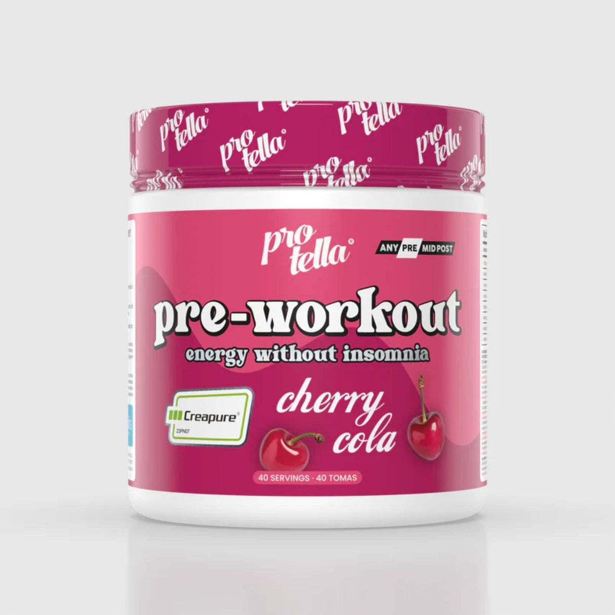 Pre-Workout Cherry Cola 280g – Protella