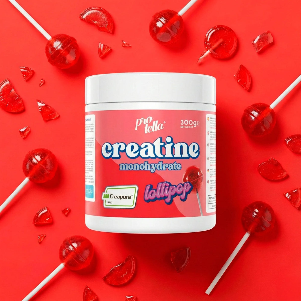 Creatina Creapure® Lollipop 300g – Protella