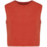 Camiseta Crop Chica Orgánica 165 Sin Mangas - COREX SPORT FITNESS