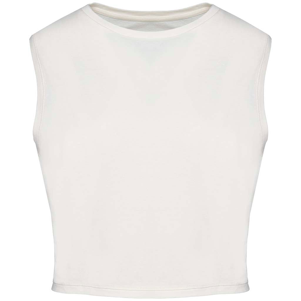Camiseta Crop Chica Orgánica 165 Sin Mangas - COREX SPORT FITNESS