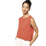 Camiseta Crop Chica Orgánica 165 Sin Mangas - COREX SPORT FITNESS